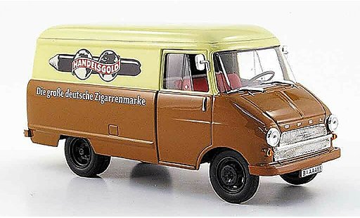 Opel Blitz Base 1/43 Starline furgonetawagen a beige marron handelsor 1960 coche miniatura