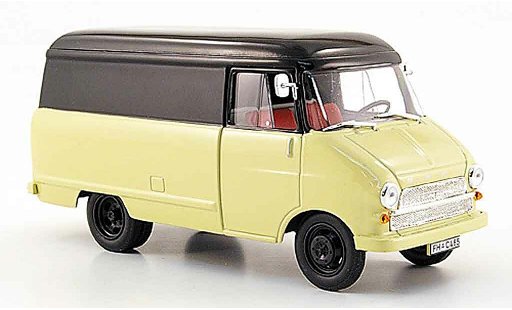 Opel Blitz Base 1/43 Starline furgonetawagen a beige negro 1960 coche miniatura