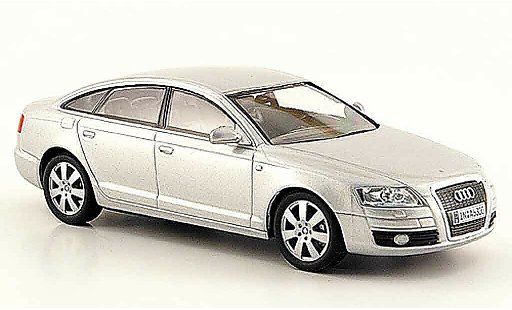 Audi A6 berline 1/43 Solido gris metallisee 2006 coche miniatura