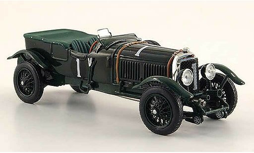 Bentley Speed 6 course 1/43 IXO No.1 ganador 24h Le Mans 1929 W. Barnato / H. Birkin coche miniatura