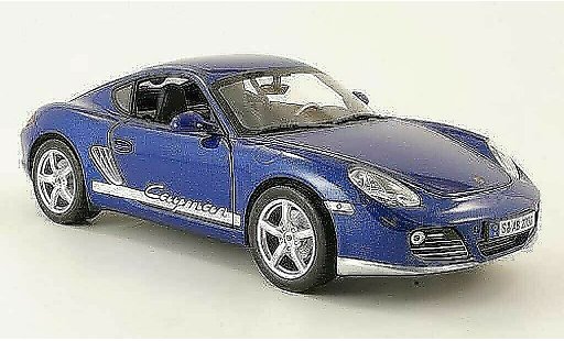 Porsche Cayman Base 1/18 Yat Ming azul 2009 coche miniatura