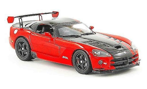 Dodge Viper SRT 10 1/43 Norev SRT10 ACR rojo negro 2008 coche miniatura
