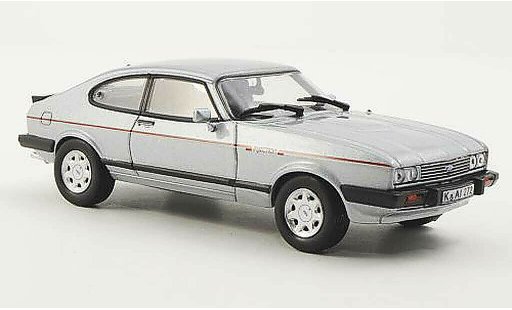 Ford Capri 2.8i 1/43 Norev Mk III 2.8 Superinjection gris 1984 coche miniatura