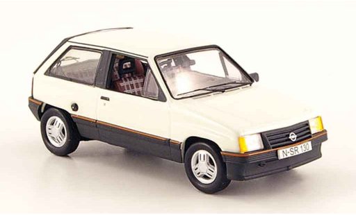 Opel Corsa A SR 1/43 Schuco a 1.3 blanco coche miniatura
