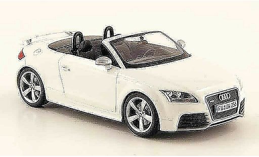 Audi TT rs roadster 1/43 Schuco blanco 2009 coche miniatura