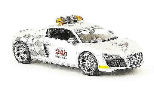 Audi R8 v10 1/43 Schuco 2009 Fuhrungsfahrzeug I 24h Nurburgring coche miniatura