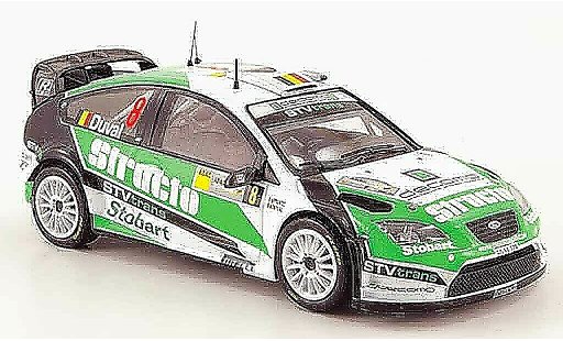 Ford Focus RS WRC 1/43 ixo 07 No.8 Structo Rally Alemania 2008 coche miniatura