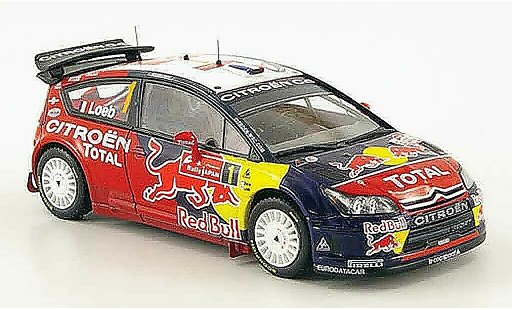 Citroen C4 WRC 2008 1/43 ixo no.1 red bull rallye japan coche miniatura