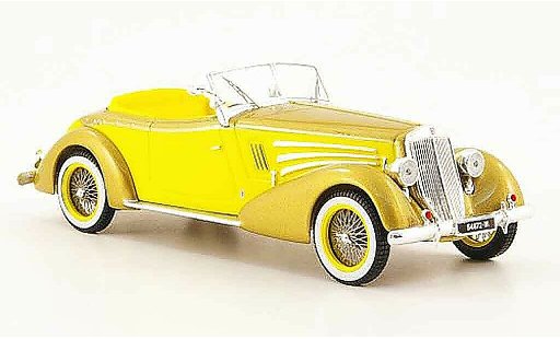 Lancia Astura Pininfarina 1/43 ixo or amarillo 1934 coche miniatura
