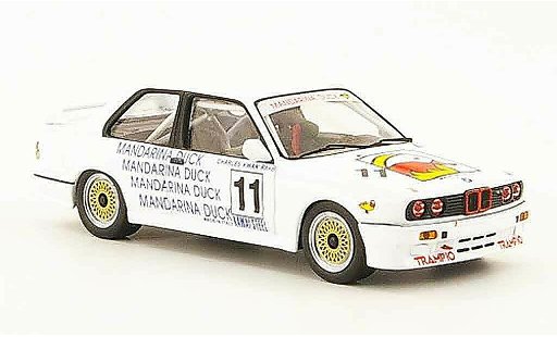 Bmw M3 course 1/43 ixo E30 No.11 Mandarina Duck Macau Guia Race 1989 coche miniatura