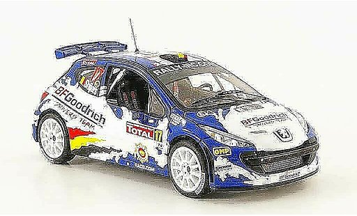 Peugeot 207 S2000 1/43 IXO no.17 bf goodrich rallye zypern 2008 coche miniatura
