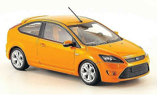 Ford Focus ST 1/43 Minichamps naranja 2008 coche miniatura