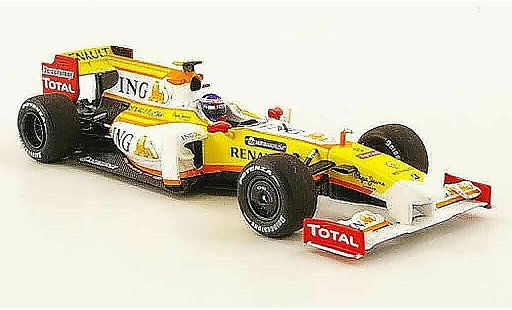 Renault F1 2009 1/43 Minichamps r29 no.8 ing r.grosjean f1 team coche miniatura