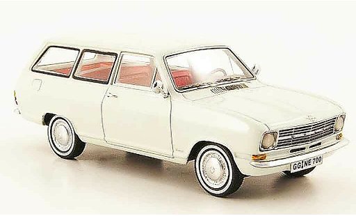 Opel Kadett B B 1/43 Neo caravan blanco 1971 coche miniatura