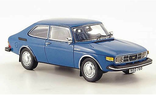 Saab 99 Combi Coupe 1/43 Neo azul 1975 coche miniatura