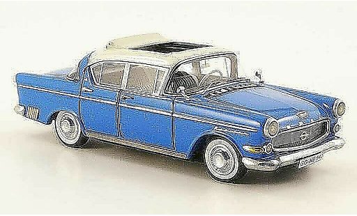 Opel Kapitan P2.5 1/43 Neo azul/blanco 1958 coche miniatura