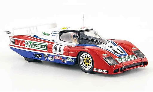Peugeot WM 1986 1/43 Bizarre turbo no.41 24h le mans P85 coche miniatura
