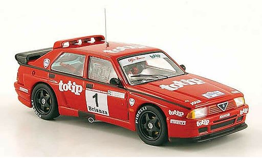 Alfa Romeo 75 turbo 1/43 M4 Evoluzione No.1 totip Monza 1990 D. Cerrato / G. Cerri coche miniatura