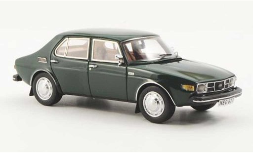 Saab 99 Base 1/43 Neo verde 4-turig coche miniatura