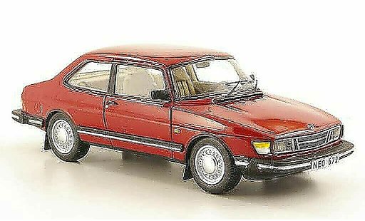 Saab 90 Base 1/43 Neo rojo 1985 coche miniatura