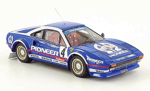 Ferrari 308 GTB 1/43 Best no.4 pioneer tour de france 1982 coche miniatura