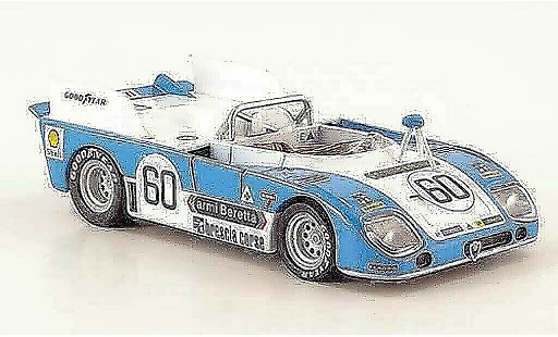 Alfa Romeo 33.3 tt3 1/43 M4 1973 TT No.60 24h Le Mans Facetti / Zeccoli coche miniatura