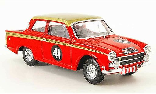 Lotus Cortina MkI 1/43 Vanguards no.41 alan mann racing etcc 1965 coche miniatura