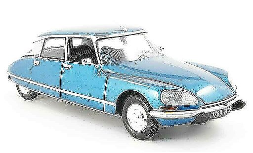 Citroen DS 23 1/18 Norev pallas azul 1974 coche miniatura