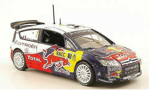 Citroen C4 WRC 2009 1/43 Norev No.1 Total Rally Spanien coche miniatura
