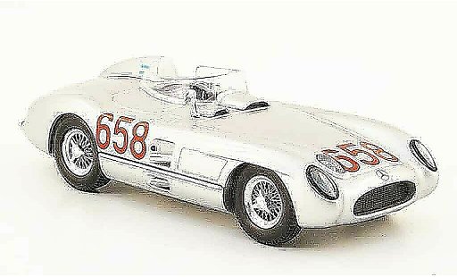 Mercedes 300 Base 1/43 Norev No.658 J.M. Fangio Mille Miglia 1955 coche miniatura