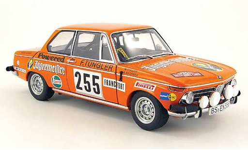Bmw 2002 tii 1/18 Autoart no.255 jagermeister rallye monte carlo 1973 coche miniatura