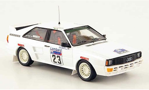 Audi Quattro rallye 1/43 Trofeu No.23 Laine Hokkanen Rally England 1983 coche miniatura