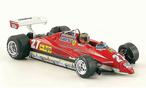 Ferrari 126 C2 1/43 Brumm turbo no.27 g.villeneuve gp san marino coche miniatura