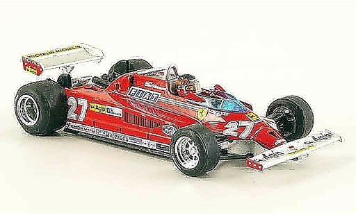 Ferrari 126 CK 1/43 Brumm turbo no.27 g.villeneuve gp italien coche miniatura