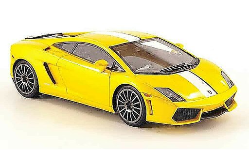 Lamborghini Gallardo LP550-2 1/43 Look Smart valentino balboni amarillo blanco coche miniatura