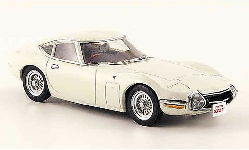 Toyota 2000 GT Prototype 1/43 Ebbro projootipo blanco coche miniatura