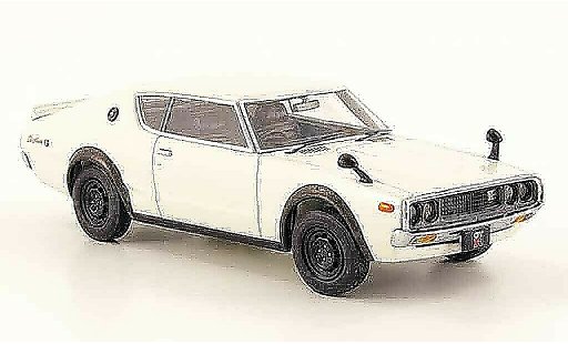 Nissan Skyline 2000 1/43 Ebbro GT R (KPGC110) blanco 1973 coche miniatura
