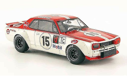 Nissan Skyline 2000 1/43 Ebbro GT R (KPGC10) Racing No.15 Fuji 1972 coche miniatura