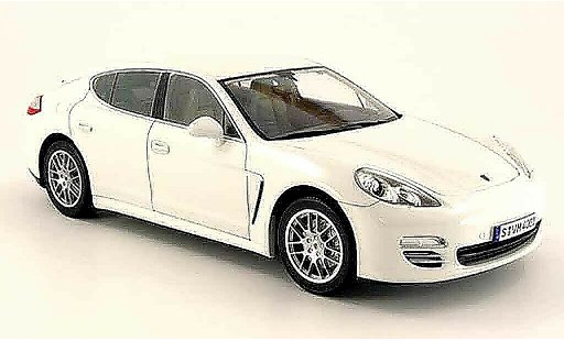 Porsche Panamera 4S 1/18 Norev blanco 2009 coche miniatura
