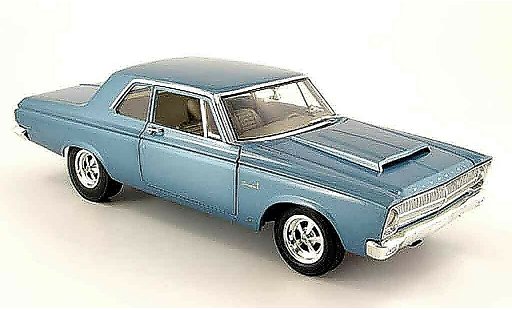 Plymouth Belvedere Super Stock 1/18 Highway 61 hemi dd1 azul 1965 coche miniatura