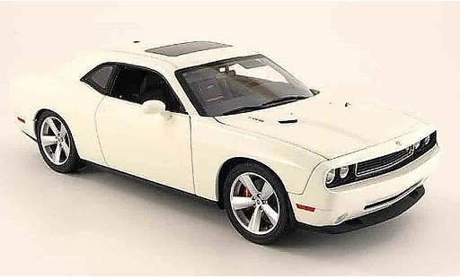 Dodge Challenger 2008 1/18 Highway 61 srt8 blanco coche miniatura