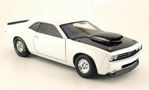 Dodge Challenger Super Stock 1/18 Highway 61 concept mule car blanco 2008 coche miniatura