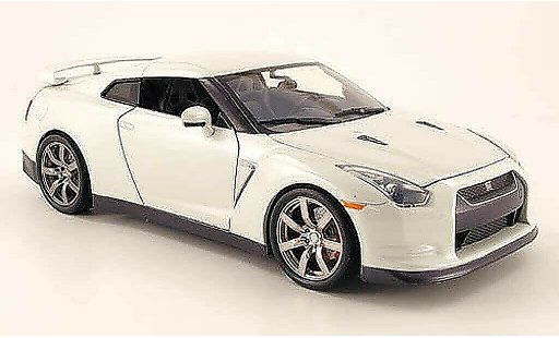 Nissan Skyline R35 1/18 Jada Toys gt-r blanco 2009 coche miniatura