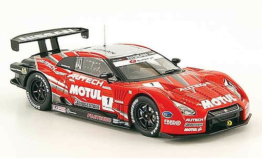 Nissan Skyline R35 1/43 Ebbro JGTC GT R No.1 Motul Autech Super GT Fuji 2009 coche miniatura