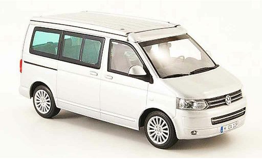 Volkswagen Combi Base 1/43 Minichamps t5 california gris metallisee 2009 coche miniatura