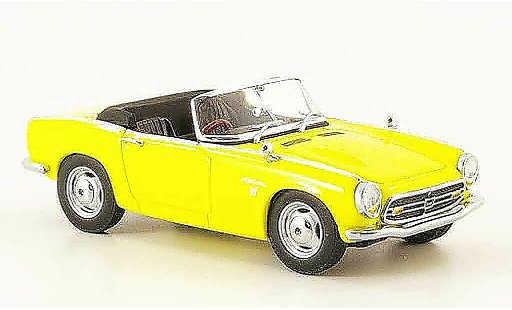 Honda S800 Roadster 1/43 Ebbro amarillo 1966 coche miniatura