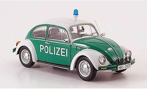 Volkswagen Coccinelle Base 1/43 Schuco 1200 police coche miniatura