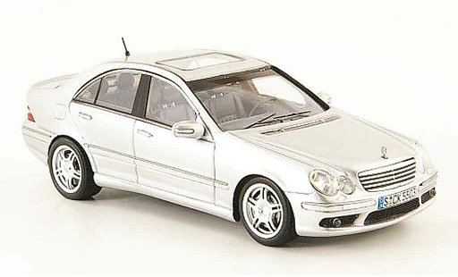 Mercedes Classe C AMG 1/43 Spark C55 (W203) gris metallisee coche miniatura