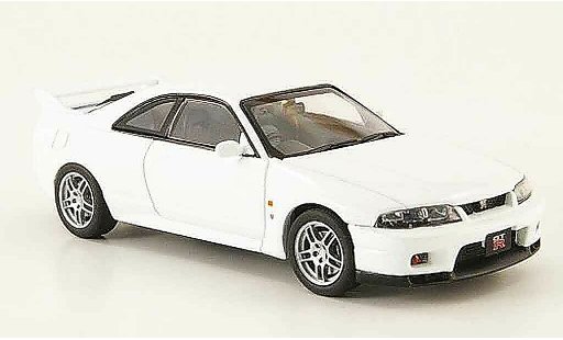 Nissan Skyline R33 1/43 Ebbro GT R Vspec blanco 1995 coche miniatura