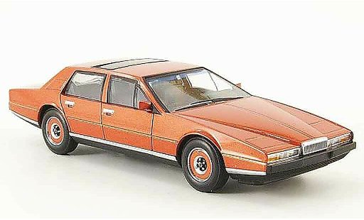 Aston Martin Lagonda saloon 1/43 Minichamps rojo mcw 1982 coche miniatura